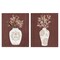 Stupell Industries Rustic Boho Bouquets 2pc Canvas Wall Art Set Design by Janet Tava
